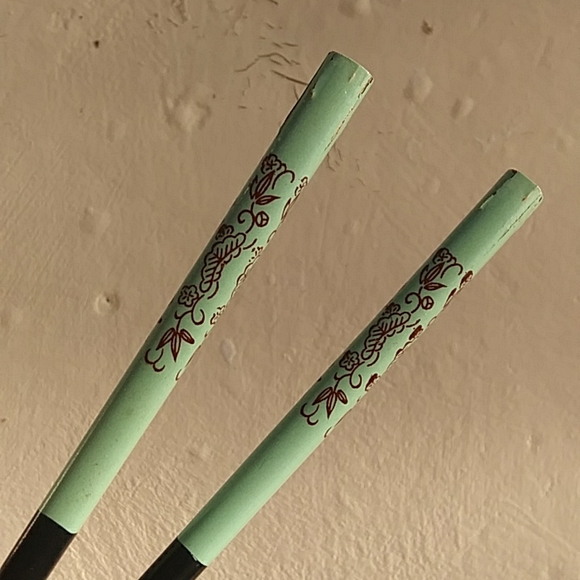 Vintage boho hair stick chopsticks barrettes - Picture 2 of 2